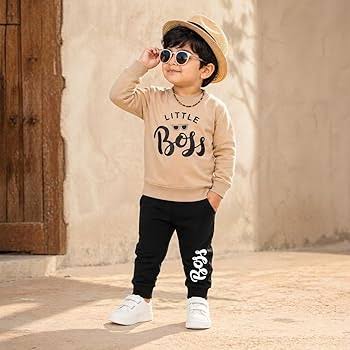 Little Boss Sweatshirt Set